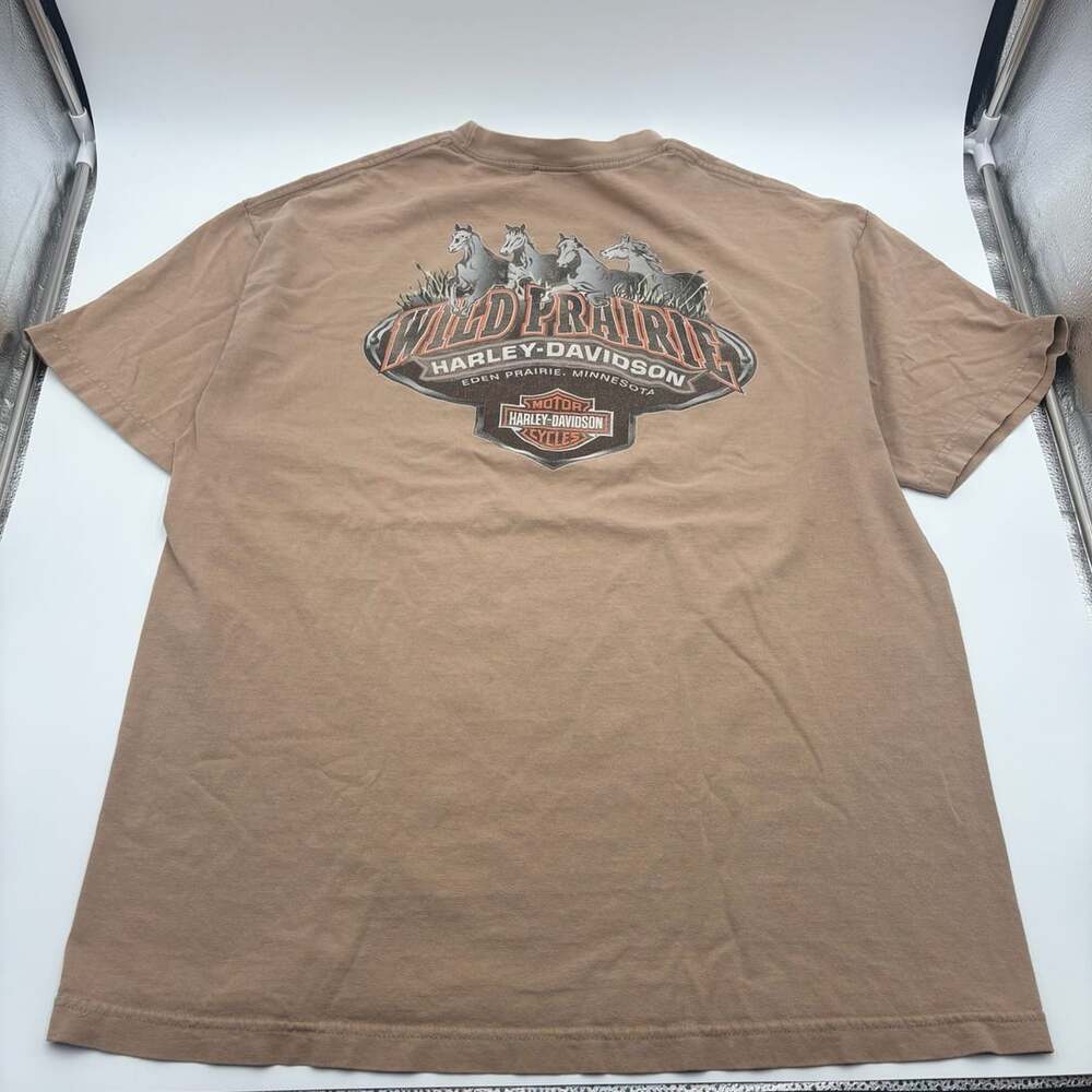 Harley-Davidson Wild Prairie Eden Prairie Minnesota T-Shirt Size XL